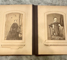 Load image into Gallery viewer, Civil War Era Album CDV Photo New York NJ PA 1860s 1870s Gem Tintype Mourning
