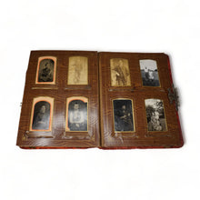 Load image into Gallery viewer, Large Victorian Era Photo Album with CDV Cabinet Card & Tintype Photos