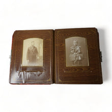 Load image into Gallery viewer, Large Victorian Era Photo Album with CDV Cabinet Card & Tintype Photos