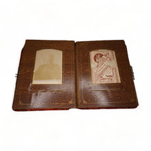 Load image into Gallery viewer, Large Victorian Era Photo Album with CDV Cabinet Card & Tintype Photos