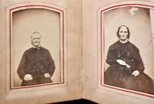Load image into Gallery viewer, Small Photo Album + 29 CDVs Ohio Illinois 1860s 1870s