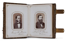 Load image into Gallery viewer, Important Photo Album / 50 CDVs of the 1870 Massachusetts Senate