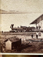 Load image into Gallery viewer, Historic Very Rare 1860s Photo CDV Lot CALIFORNIA RAILROAD Train RR History