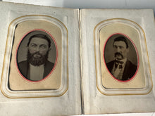 Load image into Gallery viewer, 1860s 1870s Photo Album with Civil War Sailor Illinois & Pennsylvania