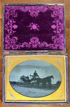 Load image into Gallery viewer, Full Whole Plate Ambrotype Victorian People at Niagara Falls 1850s Rare