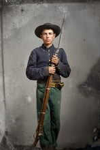Load image into Gallery viewer, 16-Year-Old Civil War Soldier ID'd - 8th Kentucky Infantry Original Tintype