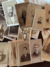 Load image into Gallery viewer, 200 CDV Photos Men & Boys Civil War Era and Later Lot Antique Victorian