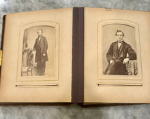 Load image into Gallery viewer, Civil War Era Album CDV Photo New York NJ PA 1860s 1870s Gem Tintype Mourning