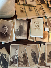 Load image into Gallery viewer, 200 CDV Photos Men & Boys Civil War Era and Later Lot Antique Victorian