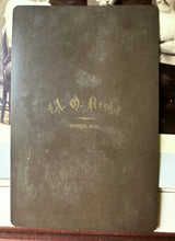 Load image into Gallery viewer, Bowdoin College Rowing Team Albumen Photo + Boathouse Cabinet Card Maine 1800s