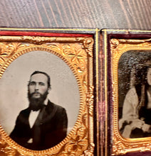 Load image into Gallery viewer, Lot Clark Family Antique Photos Tintypes Ambrotype ID'd 1860s Civil War Vet