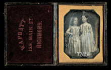 Load image into Gallery viewer, *ON HOLD* 1/4 1840s Daguerreotype of Sisters Died Consumption Virginia Photographer PRATT