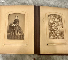 Load image into Gallery viewer, Civil War Era Album CDV Photo New York NJ PA 1860s 1870s Gem Tintype Mourning