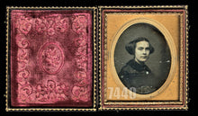 Load image into Gallery viewer, 1850s Daguerreotype Pretty Woman - Great Hair!