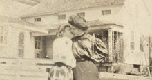 Load image into Gallery viewer, Antique Early-1900s Photo Girls Kissing