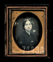 Load image into Gallery viewer, Daguerreotype of Woman in Mourning Dress by Anson New York