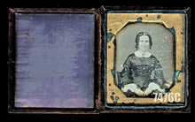 Load image into Gallery viewer, 1840s Daguerreotype Pretty Smiling Woman Possible Rel of ALVIN ADAMS Plumbe Shew