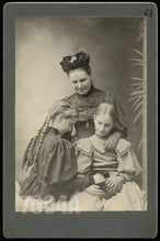 Load image into Gallery viewer, Woman with Two Little Girls & Cat! ID'd Wheeler Family, Vermont