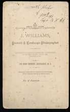 Load image into Gallery viewer, Rare Boudoir Card HONOLULU RIFLES Soldiers Signed, 1880s Hawaii