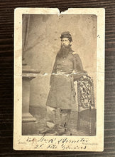 Load image into Gallery viewer, BRADY CDV NY 73rd COL William Root Brewster 2nd FIRE ZOUAVES Gettysburg Soldier