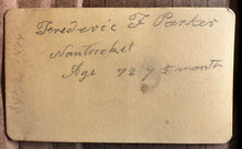 Load image into Gallery viewer, Very Rare CDV “Hermit of Nantucket” ID’d Recluse Fred Parker