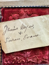 Load image into Gallery viewer, Beautiful 1/6 Daguerreotype ID’d Girls Texas Photographer? 1850s Women Friends