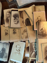 Load image into Gallery viewer, 200 CDV Photos Men & Boys Civil War Era and Later Lot Antique Victorian