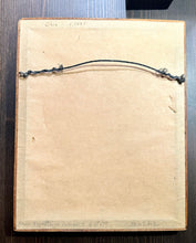 Load image into Gallery viewer, Antique Burning Hearts Hair Memorial in Frame / 1830s Ohio / Two ID'd People