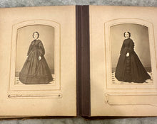 Load image into Gallery viewer, Civil War Era Album CDV Photo New York NJ PA 1860s 1870s Gem Tintype Mourning