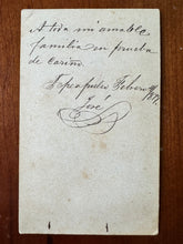 Load image into Gallery viewer, Mexican Sisters CDV Mexico Photographer with Inscription Dated 1871 Photo