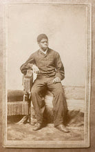 Load image into Gallery viewer, BLIND TOM - RARE CDV PHOTO PIANO PLAYER SAVANT AFRICAN AMERICAN 1860s BLACK MAN