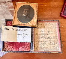 Load image into Gallery viewer, MINIATURE 1830s PORTRAIT OF ALLEN WALKER OF GEORGIA & SON POSS. JOHN WOOD DODGE