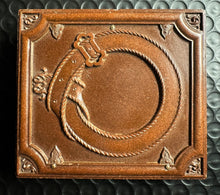 Load image into Gallery viewer, EMPTY 1850s 1/6 GUTTA PERCHA DAGUERREOTYPE PHOTO CASE - BELT & BUCKLE - RARE