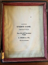 Load image into Gallery viewer, 1/4 AMBROTYPE FLOATING BABY IN CAMEO CASE SAN FRANCISCO FAMILY VANCE OR SHEW?