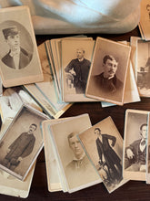 Load image into Gallery viewer, 200 CDV Photos Men & Boys Civil War Era and Later Lot Antique Victorian