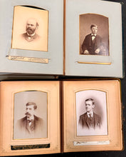 Load image into Gallery viewer, Two Photo Albums 71 Total Images Cabinet Card CDV Tintype