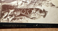 Load image into Gallery viewer, Rare 1880s Boudoir Photo by New Mexico Photographer Chase - NAVAJO INDIANS incl CHIEF