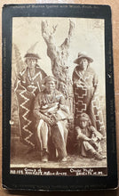 Load image into Gallery viewer, Rare 1880s Boudoir Photo by New Mexico Photographer Chase - NAVAJO INDIANS incl CHIEF