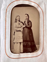 Load image into Gallery viewer, 1860s/1870s Photo Album with CDV & Tintype + Civil War Soldier