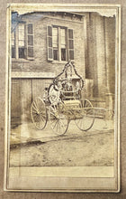 Load image into Gallery viewer, Boss Tweed? Civil War Era CDV of FIRE PUMPER "Americus" Firehouse #6