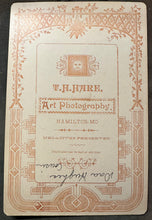 Load image into Gallery viewer, Poultry Advertising Girl Hamilton Missouri 1890s