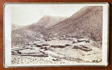 Load image into Gallery viewer, Rare Boudoir Cabinet Card of FORT APACHE Arizona Indian Territory 1880s