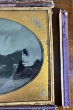 Load image into Gallery viewer, Full Whole Plate Ambrotype Victorian People at Niagara Falls 1850s Rare