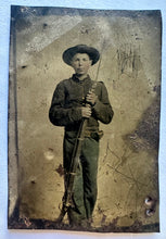 Load image into Gallery viewer, 16-Year-Old Civil War Soldier ID'd - 8th Kentucky Infantry Original Tintype