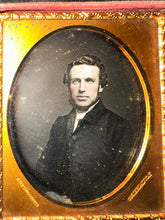 Load image into Gallery viewer, 1/6 Daguerreotype of a Man by C.D. Fredricks New York City