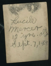 Load image into Gallery viewer, Vintage Photobooth Booth Photo Cute ID'd Girl in Polka Dot Hat Dated 1928 Texas?