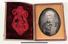 Load image into Gallery viewer, 1/4 Daguerreotype Photo Old Man Born In 1700s Possible ID Revolutionary War of 1812