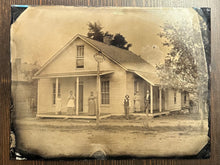 Load image into Gallery viewer, Full Plate Tintype WILSON HOUSE Hotel with Sign