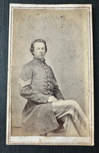 Load image into Gallery viewer, Civil War Soldier SGT WM. ORR 153RD NEW YORK VOL. INFANTRY 1860 CDV Photo - WIA?