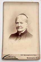 Load image into Gallery viewer, Rare Cabinet Card Civil War Nurse Adelaide Spurgeon Washington DC